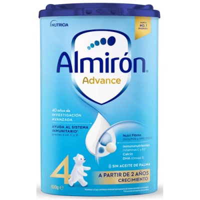 Almirón Advance 4 800g - Fórmula crecimiento para niños +2 años