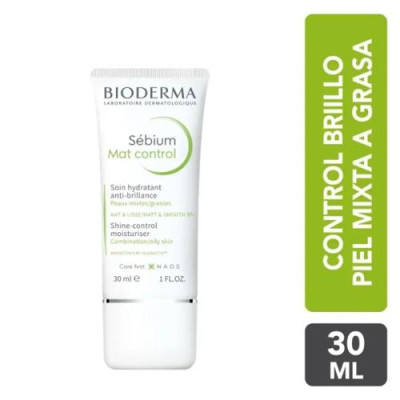 Bioderma Sébium Mat Control 30ml – Controla brillo y reduce poros