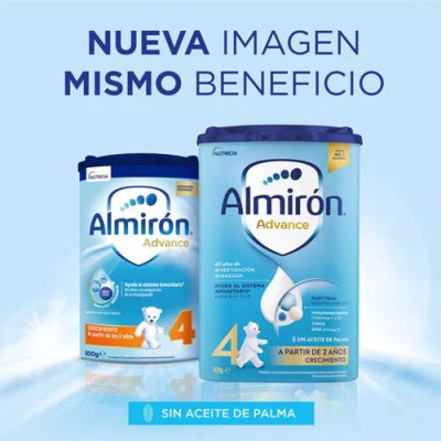 Almirón Advance 4 800g - Fórmula crecimiento para niños +2 años