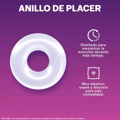 Durex Anillo de Placer: Intensifica el placer y erección duradera