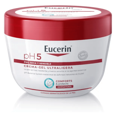 Eucerin Crema-Gel pH5 Ultraligera 350ml para piel seca y sensible