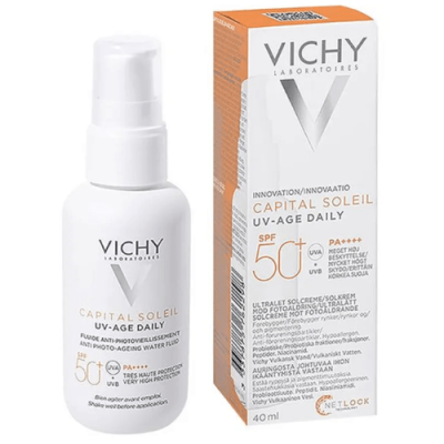 Vichy Capital Soleil UV-Age Daily SPF50+ 40ml - Antiedad Facial