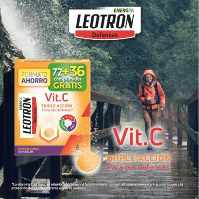 Leotron Vit C 72+36 Comprimidos Gratis | Refuerza Defensas