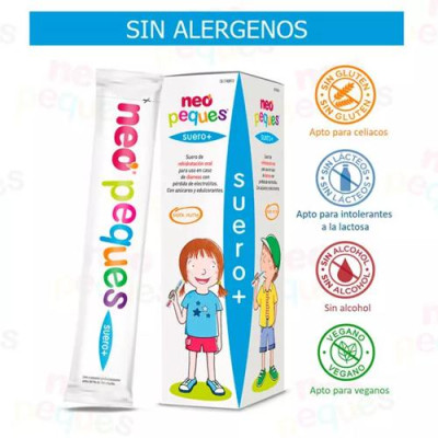 Neo Peques Suero+ 5 blisters para rehidratación oral infantil