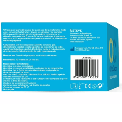 Ofta Clean Toallitas Oftálmicas 30 unidades para higiene ocular