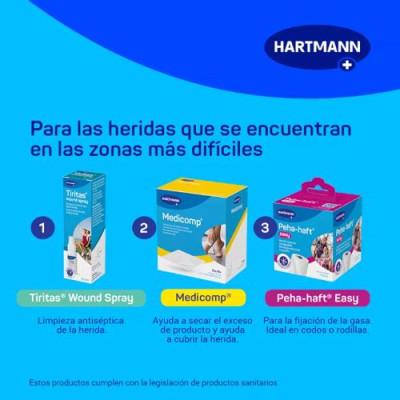 Hartmann Peha-Haft Easy Venda Cohesiva Elástica 8cm x 4m