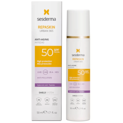 Sesderma Repaskin Urban 365 Antiedad SPF50 50ml | Protección y Rejuvenecimiento