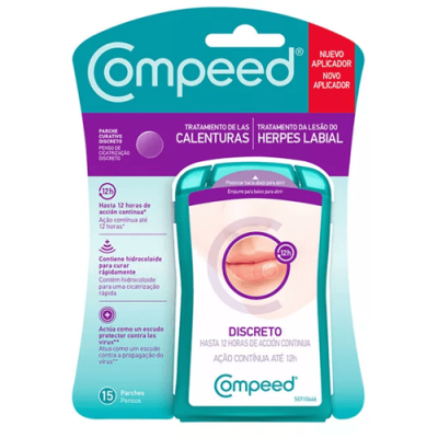 Compeed Parche Herpes 15 Uds - Alivio y cicatrización labial