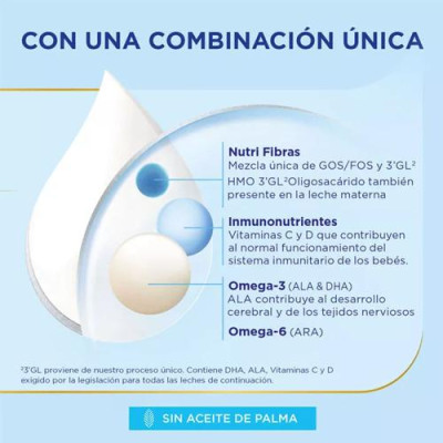 Almirón Advance 2 800g, leche de continuación para bebés 6-12m