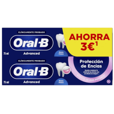 Oral-B Pro-Science Advanced: Protección y Cuidado de Encías 2x75ml