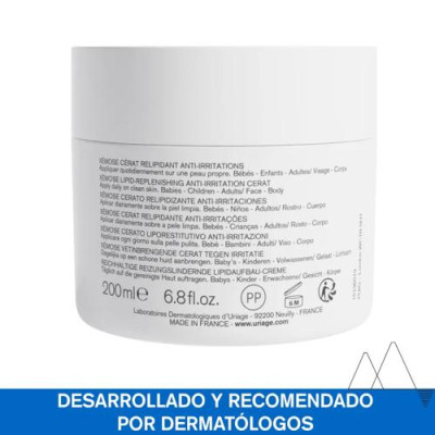Uriage Xémose Cerato Relipidizante 200ml, crema anti-irritación