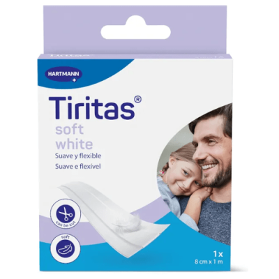 Tiritas Sensitive Elastic 1mx8cm Rollo adhesivo para piel sensible