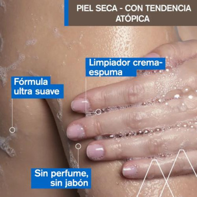 Uriage Xemose Syndet Gel Crema Limpieza Piel Seca y Atópica 400ml