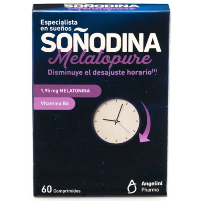 Soñodina Melatopure 60 Comprimidos para Dormir y Descansar Mejor