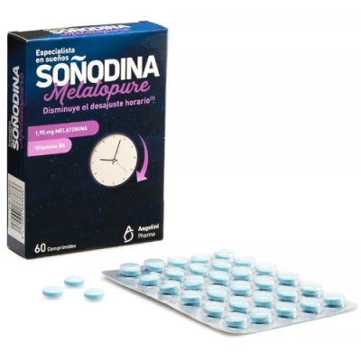 Soñodina Melatopure 60 Comprimidos para Dormir y Descansar Mejor