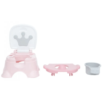 Orinal Corona 3 en 1 Olmitos Pink: Adaptable y Seguro para Niños