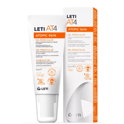 Leti AT4 Gel Periocular 15ml para eccema y dermatitis ocular