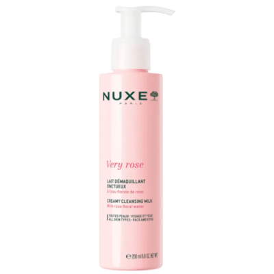 Nuxe Very Rose Leche Desmaquillante Cremosa 200ml para rostro y ojos