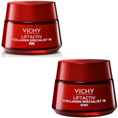 Vichy Liftactiv Collagen Specialist Día y Noche 50ml Duplo Antiedad