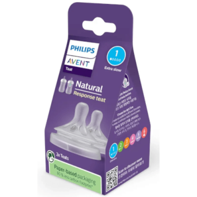 Tetinas Avent Natural Response T1 Recién Nacido 2 uds 0m