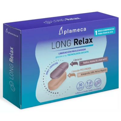 Plameca Long Relax 30 Comprimidos: Calma y bienestar diario