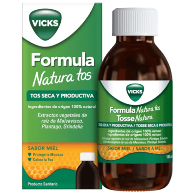 Vicks Formula Natura Tos con Miel: Alivio Natural para la Garganta