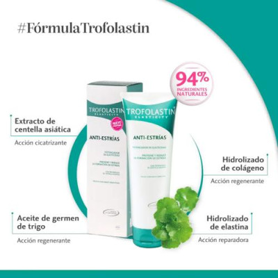 Trofolastin Anti-estrías 2x250ml Gel eficaz y regenerador