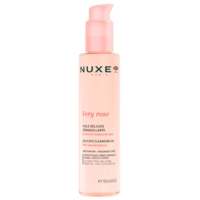 Nuxe Very Rose Aceite Desmaquillante 150ml rostro y ojos