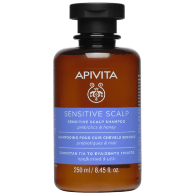 Apivita Champú Cuero Cabelludo Sensible 250ml | Limpieza Suave
