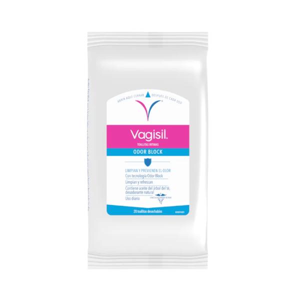 VAGISIL TOALLITAS ODOR BLOCK