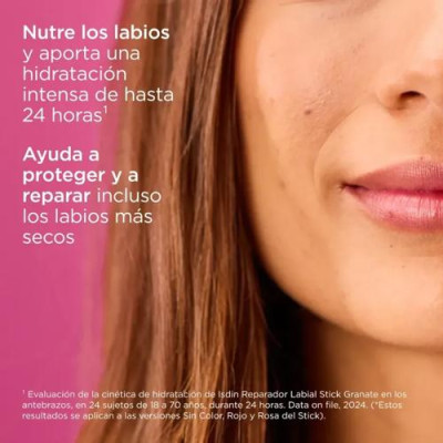 Isdin Reparador Labial Stick Rosa 4g - Protección y Color Labios