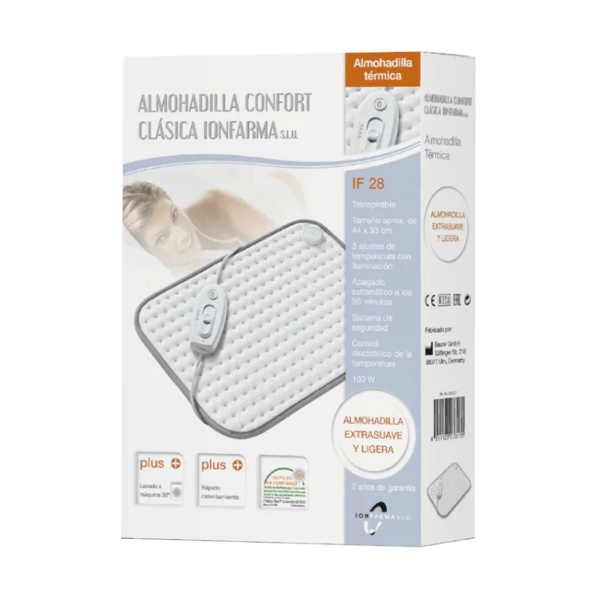 ALMOHADILLA ELECTRICA CONFORT CLASICA IONFARMA