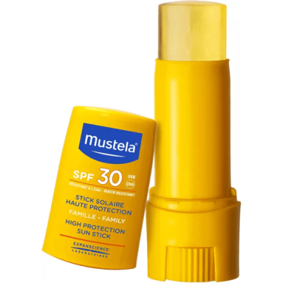 Mustela Stick Solar SPF30 9ml - Protección UVA/UVB y Nutrición