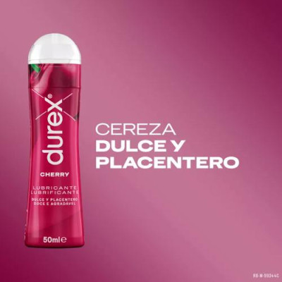 Durex Play Lubricante Cherry 50 ml | Sabor cereza y sensación suave