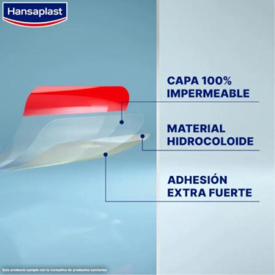 Hansaplast Second Skin Protection XL apósitos ultrafinos 72h