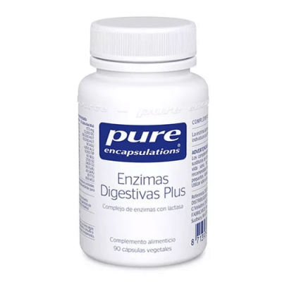 Enzimas Digestivas Pure Encapsulations 90 cápsulas - Mejora tu digestión