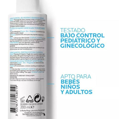 La Roche Posay Cicaplast B5 Gel Lavante 200ml para piel seca