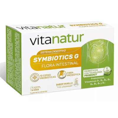 Vitanatur Symbiotics G 14 Sobres: Probióticos y Prebióticos B