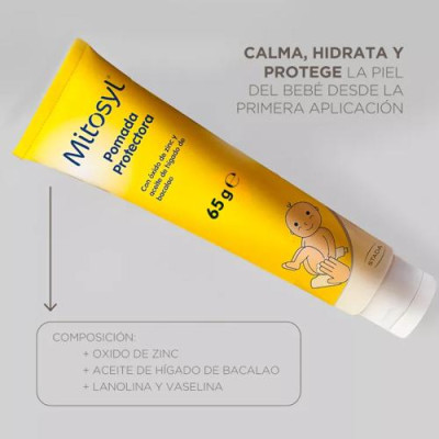 Mitosyl Crema Protectora Pañal Bebé 65g – Alivio y Protección