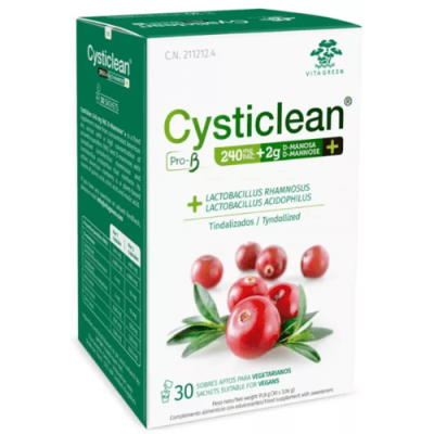 Cysticlean PRO-B D-Manosa 30 Sobres para vías urinarias sanas