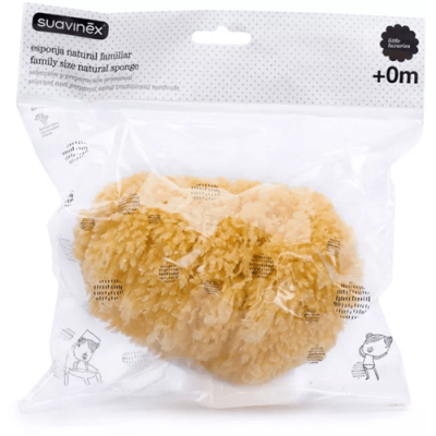 Suavinex Esponja Natural Grande: Limpieza suave para bebés y adultos
