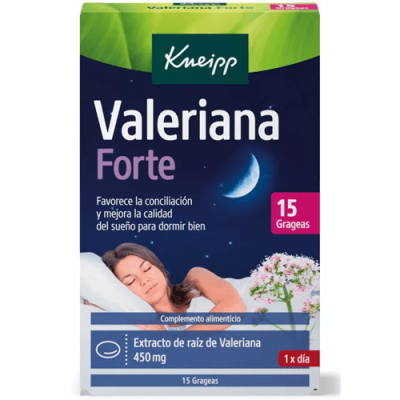 Kneipp Valeriana Forte 15 grageas para dormir y reducir estrés