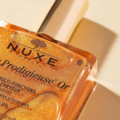 Nuxe Huile Prodigieuse OR 100 ml: aceite seco iluminador piel y pelo