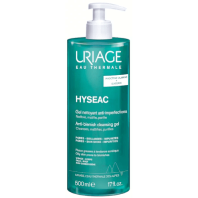 Uriage Hyseac Gel Limpiador 500 ml para piel grasa y mixta