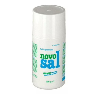 Novosal Salero 200g, sal baja en sodio ideal para cocinar sano