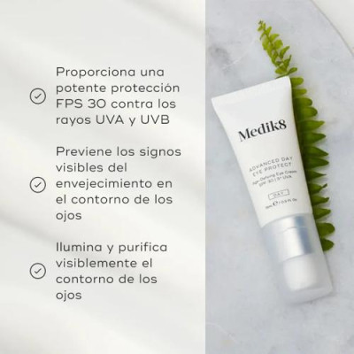 Contorno de ojos antiedad con SPF30+, cafeína y protección luz azul