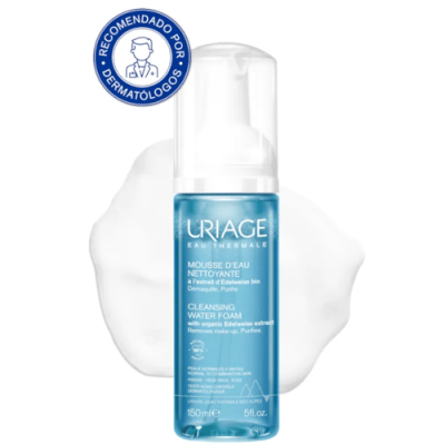 Uriage Espuma de Agua Limpiadora 150ml para limpieza facial eficaz