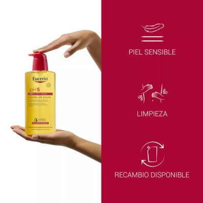 Eucerin pH5 Oleogel de Ducha 400ml - Hidratación para piel seca