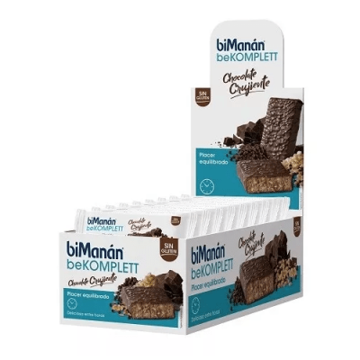 Barritas biManán BeKomplett Chocolate Crujiente 24uds